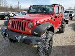 Jeep Wrangler Unlimited Sport salvage cars for sale: 2014 Jeep Wrangler Unlimited Sport