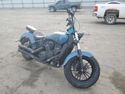 Salvage motorcycles for sale at West Mifflin, PA auction: 2022 Indian Motorcycle Co. Scout Sixty ABS