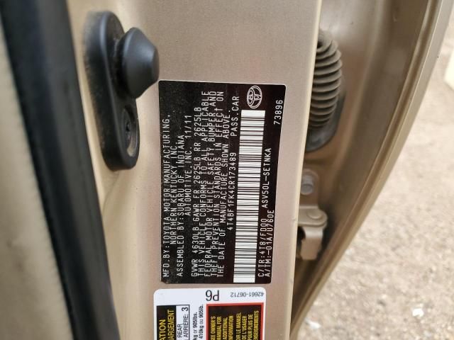 2012 Toyota Camry Base