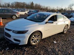 Chevrolet Malibu salvage cars for sale: 2016 Chevrolet Malibu LT