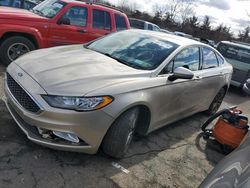 Vehiculos salvage en venta de Copart New Britain, CT: 2017 Ford Fusion SE