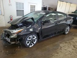 Salvage cars for sale from Copart Davison, MI: 2017 Toyota Prius