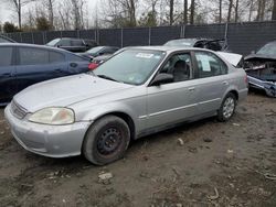 Honda salvage cars for sale: 1999 Honda Civic Base