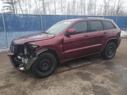 Salvage cars for sale from Copart Moncton, NB: 2018 Jeep Grand Cherokee Laredo