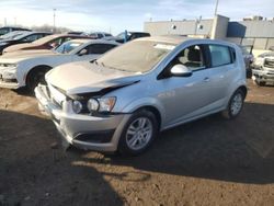 Chevrolet Sonic LS salvage cars for sale: 2012 Chevrolet Sonic LS