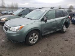 Salvage cars for sale from Copart Arlington, WA: 2015 Subaru Forester 2.5I Premium