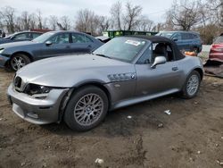 BMW Z3 salvage cars for sale: 2002 BMW Z3 2.5