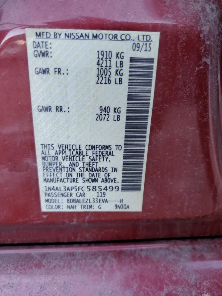 2015 Nissan Altima 2.5