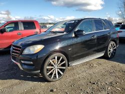 Salvage cars for sale from Copart Arlington, WA: 2012 Mercedes-Benz ML 350 4matic
