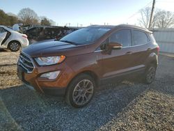 Vehiculos salvage en venta de Copart Mocksville, NC: 2018 Ford Ecosport Titanium