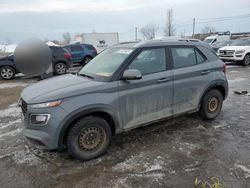 Salvage cars for sale from Copart Montreal Est, QC: 2021 Hyundai Venue SEL