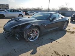 Chevrolet Corvette salvage cars for sale: 2019 Chevrolet Corvette Stingray 2LT