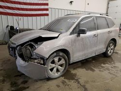 Vehiculos salvage en venta de Copart Candia, NH: 2015 Subaru Forester 2.5I
