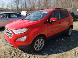 Salvage cars for sale from Copart Waldorf, MD: 2018 Ford Ecosport SE