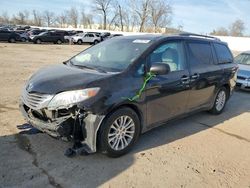 Toyota Sienna xle salvage cars for sale: 2015 Toyota Sienna XLE