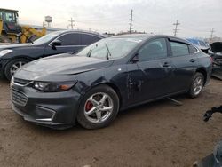 Chevrolet salvage cars for sale: 2018 Chevrolet Malibu LS