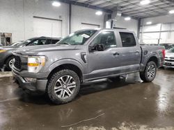 Ford salvage cars for sale: 2021 Ford F150 Supercrew