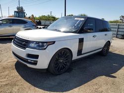 Land Rover Range Rover Supercharged salvage cars for sale: 2016 Land Rover Range Rover Supercharged