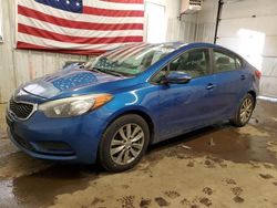 Salvage cars for sale from Copart Lyman, ME: 2014 KIA Forte LX