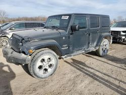 Jeep salvage cars for sale: 2017 Jeep Wrangler Unlimited Sahara