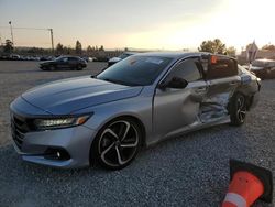 Honda Accord salvage cars for sale: 2021 Honda Accord Sport