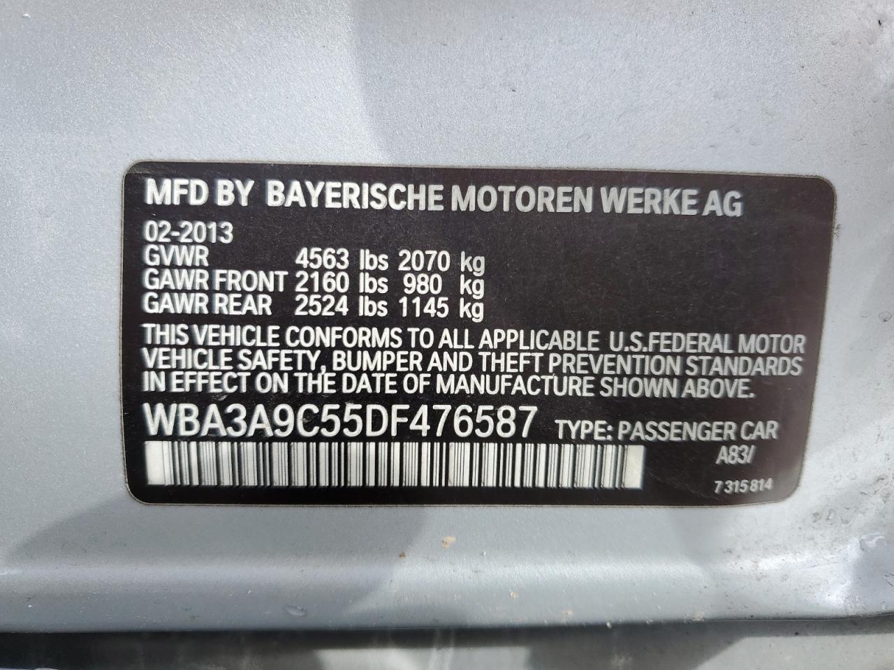 2013 BMW 335 i