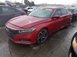 Honda Accord Sport salvage cars for sale: 2018 Honda Accord Sport