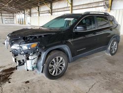 Jeep salvage cars for sale: 2019 Jeep Cherokee Latitude Plus