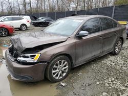 Salvage cars for sale from Copart Waldorf, MD: 2012 Volkswagen Jetta SE