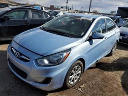 Salvage cars for sale from Copart Colorado Springs, CO: 2012 Hyundai Accent GLS