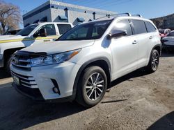 Salvage cars for sale from Copart Albuquerque, NM: 2017 Toyota Highlander SE