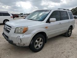 Honda salvage cars for sale: 2007 Honda Pilot EXL