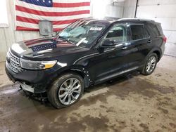 Salvage cars for sale from Copart Lyman, ME: 2021 Ford Explorer Limited