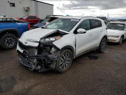 Salvage cars for sale from Copart Tucson, AZ: 2019 KIA Sportage EX