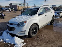 Chevrolet salvage cars for sale: 2017 Chevrolet Equinox LT