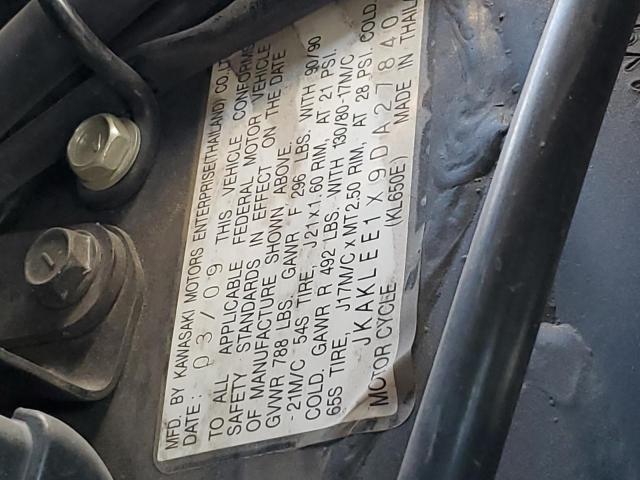 2009 Kawasaki Kl650 e