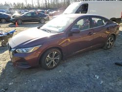 Nissan salvage cars for sale: 2020 Nissan Sentra SV