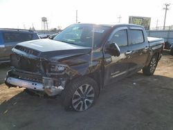 Toyota Tundra Crewmax Limited salvage cars for sale: 2019 Toyota Tundra Crewmax Limited