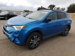 Salvage cars for sale from Copart Vallejo, CA: 2018 Toyota Rav4 LE