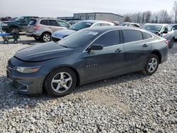 Chevrolet salvage cars for sale: 2017 Chevrolet Malibu LS