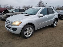 Mercedes-Benz salvage cars for sale: 2009 Mercedes-Benz ML 350