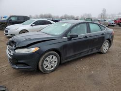 Salvage cars for sale from Copart Davison, MI: 2014 Ford Fusion S