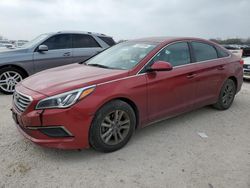 Salvage cars for sale from Copart San Antonio, TX: 2016 Hyundai Sonata SE