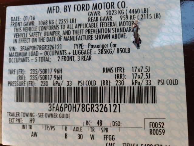 2016 Ford Fusion SE