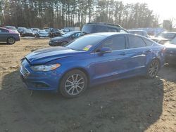 2017 Ford Fusion SE en venta en North Billerica, MA