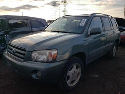 Salvage cars for sale from Copart Elgin, IL: 2005 Toyota Highlander Limited