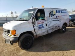 Salvage cars for sale from Copart Chicago Heights, IL: 2006 Ford Econoline E250 Van