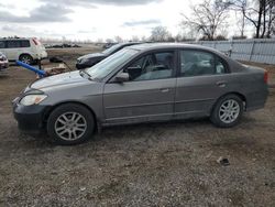 Honda salvage cars for sale: 2005 Honda Civic LX