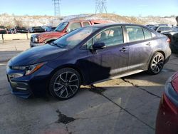 Salvage cars for sale from Copart Littleton, CO: 2020 Toyota Corolla SE