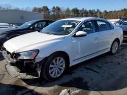 Salvage cars for sale from Copart Exeter, RI: 2012 Volkswagen Passat SEL